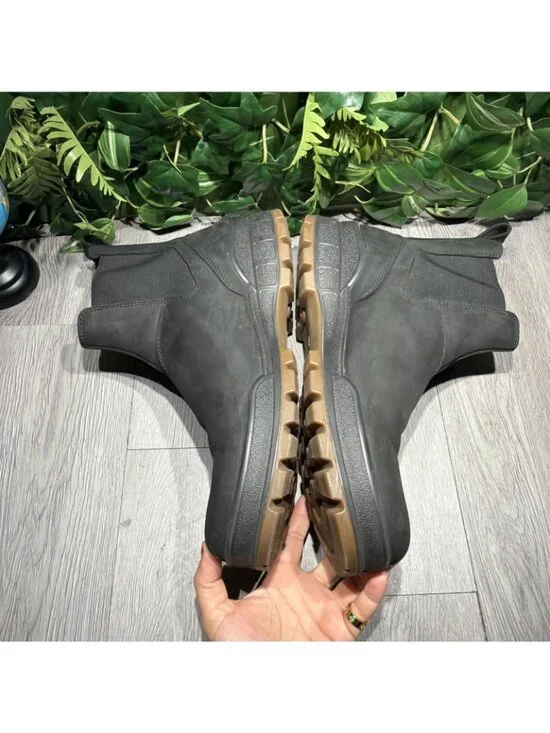 ECCO Track 25 Hydromax Black Chelsea Boot Water Repellent EU 50 Size 16- 16.5 US - Picture 6 of 10